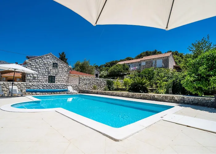 In Veliki With Wifi Apartament Zaton (Dubrovnik-Neretva)